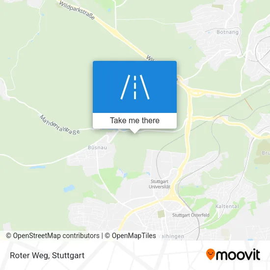 Карта Roter Weg