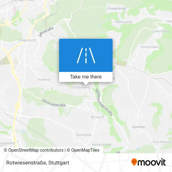 Карта Rotwiesenstraße