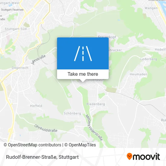 Карта Rudolf-Brenner-Straße