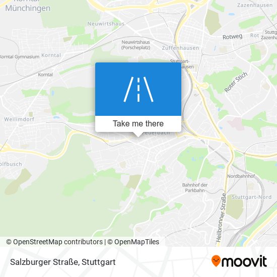 Salzburger Straße map