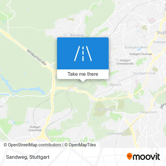 Карта Sandweg