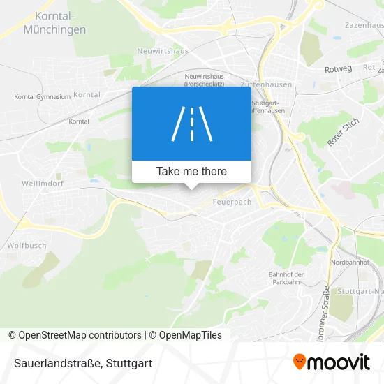 Sauerlandstraße map