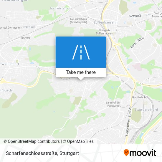 Scharfenschlossstraße map