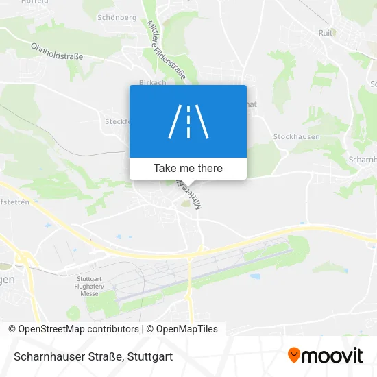 Scharnhauser Straße map