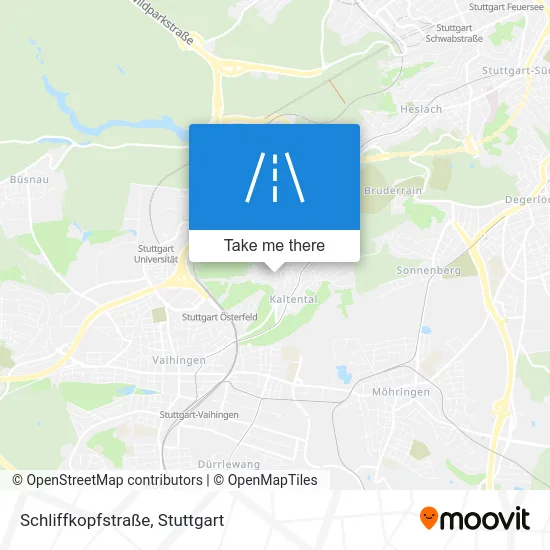 Карта Schliffkopfstraße