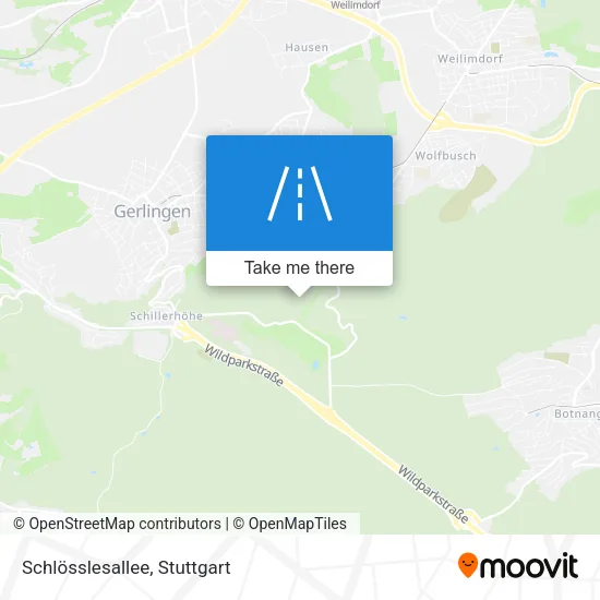 Карта Schlösslesallee