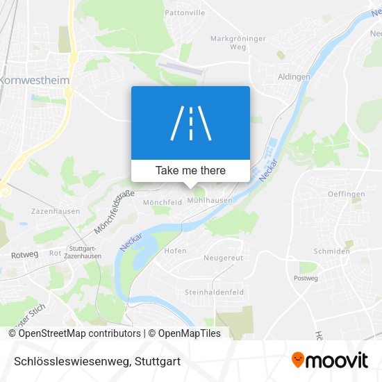Schlössleswiesenweg map