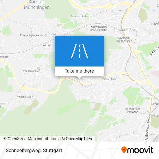 Карта Schneebergweg