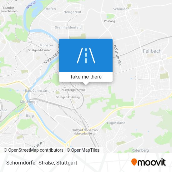 Schorndorfer Straße map