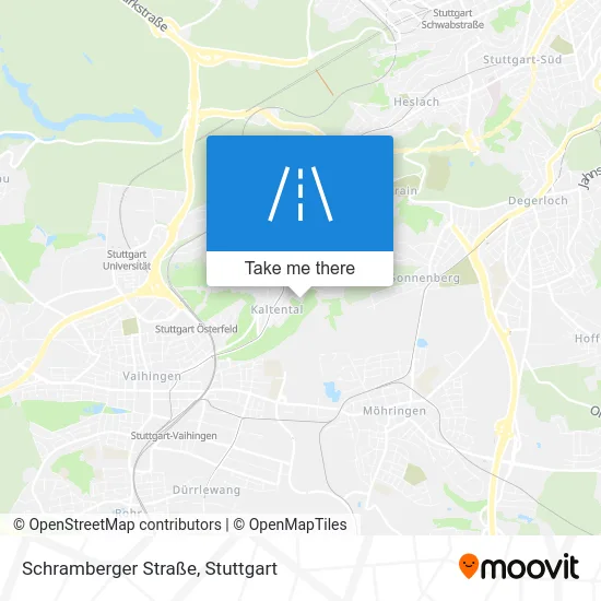 Карта Schramberger Straße