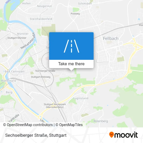 Карта Sechselberger Straße