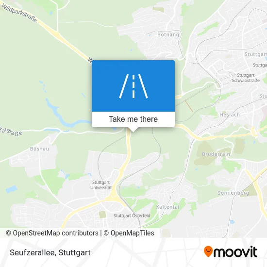 Карта Seufzerallee