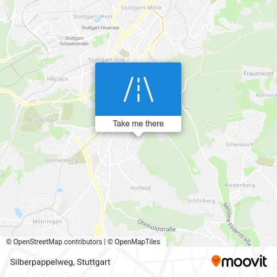 Карта Silberpappelweg