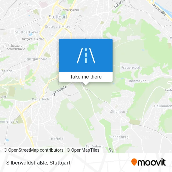 Карта Silberwaldsträßle