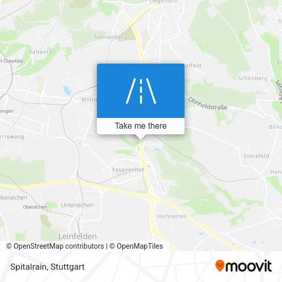 Карта Spitalrain