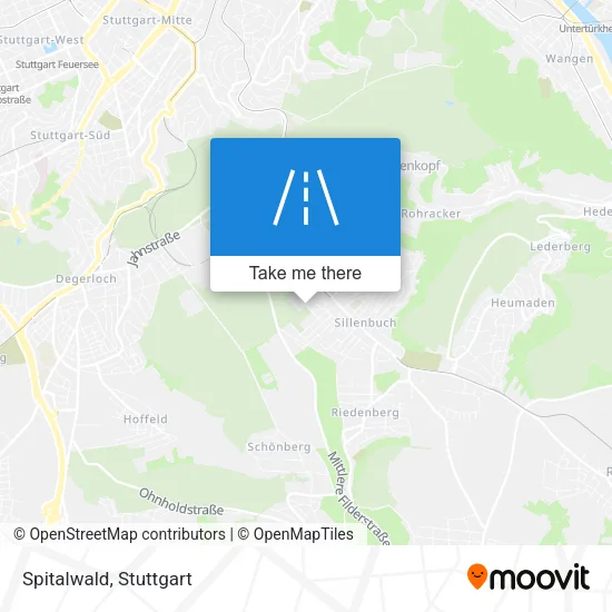 Карта Spitalwald