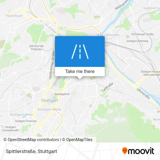 Карта Spittlerstraße