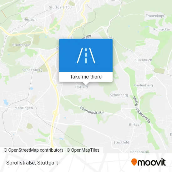 Карта Sprollstraße