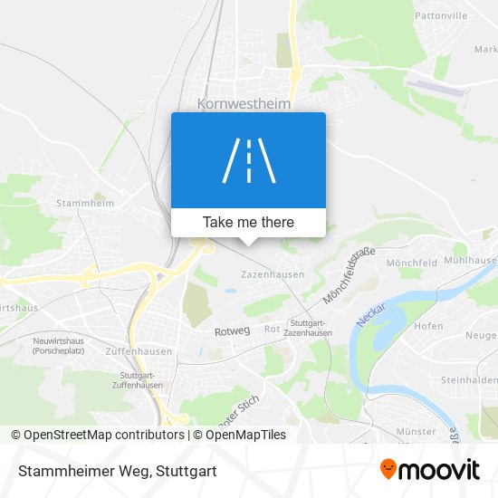 Карта Stammheimer Weg