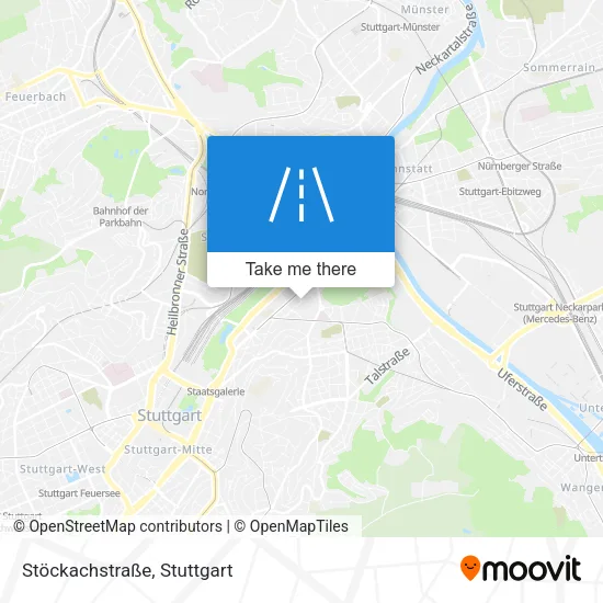 Карта Stöckachstraße