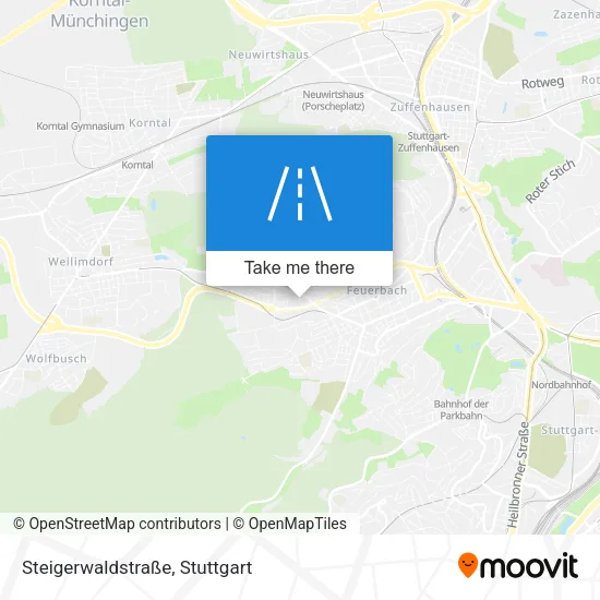 Карта Steigerwaldstraße