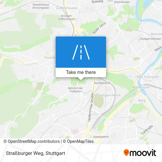 Карта Straßburger Weg