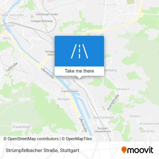 Карта Strümpfelbacher Straße