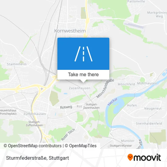 Карта Sturmfederstraße