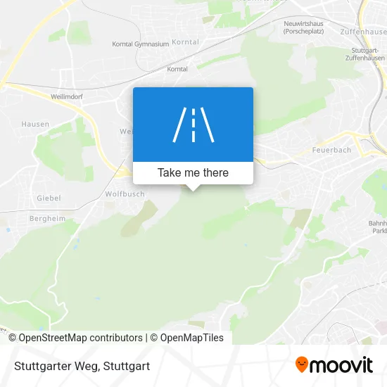 Карта Stuttgarter Weg