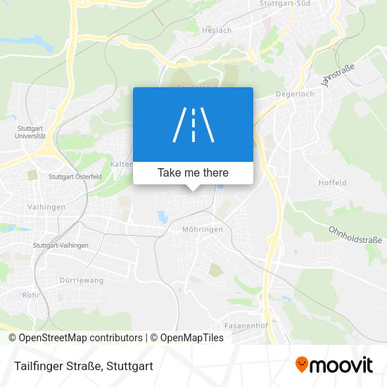 Tailfinger Straße map
