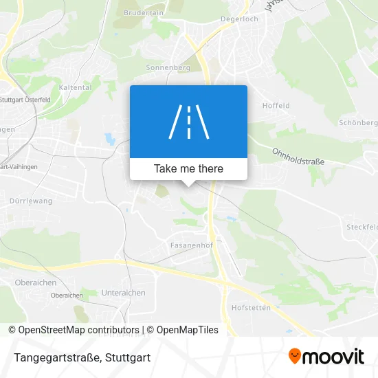 Карта Tangegartstraße