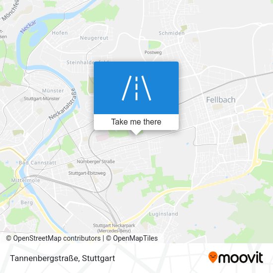 Tannenbergstraße map