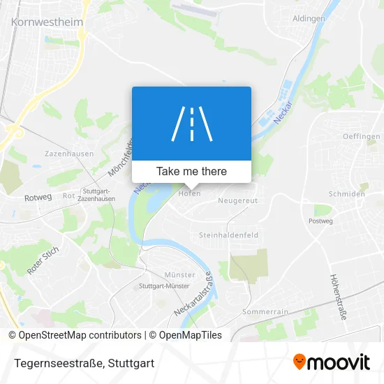 Карта Tegernseestraße