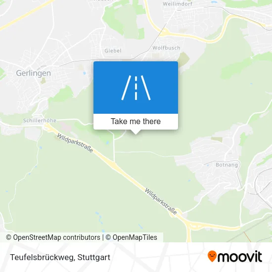 Карта Teufelsbrückweg