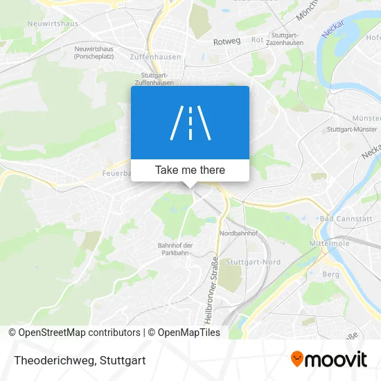 Карта Theoderichweg