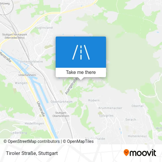 Карта Tiroler Straße