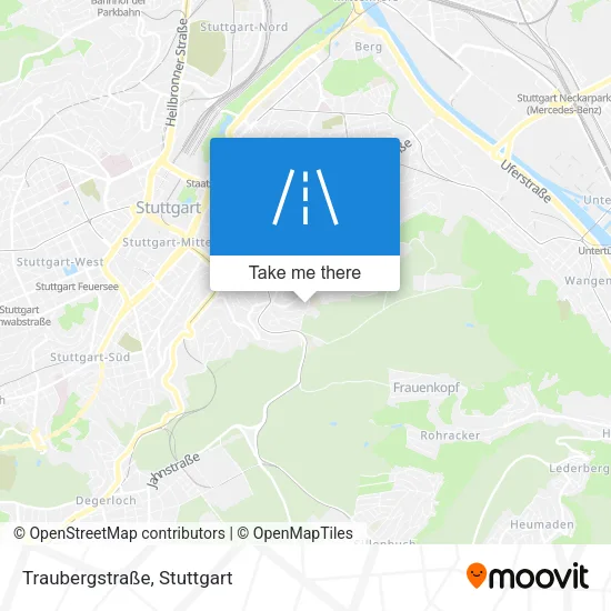 Карта Traubergstraße