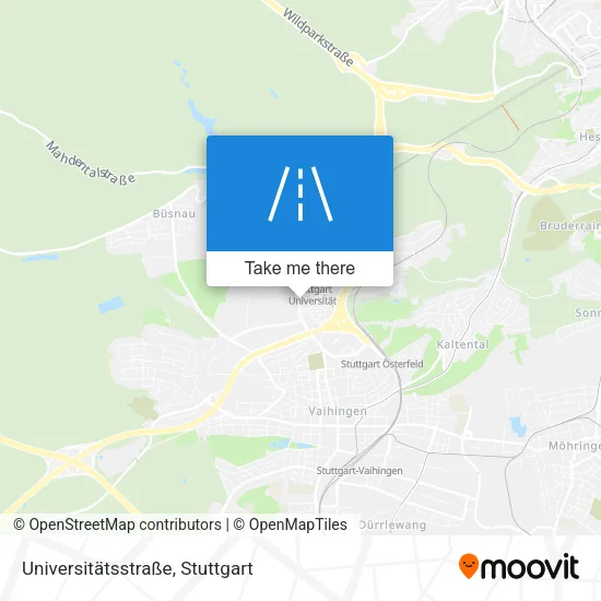 Карта Universitätsstraße