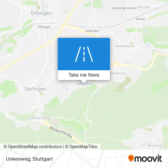 Карта Unkenweg