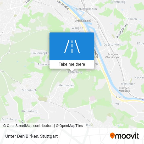 Unter Den Birken map