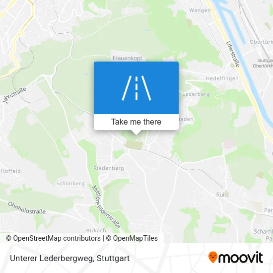 Карта Unterer Lederbergweg