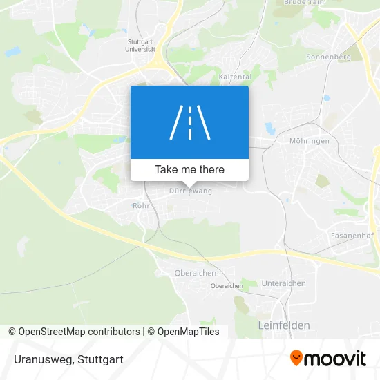 Карта Uranusweg