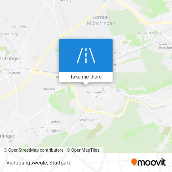 Карта Verlobungswegle