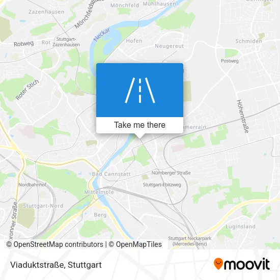 Карта Viaduktstraße