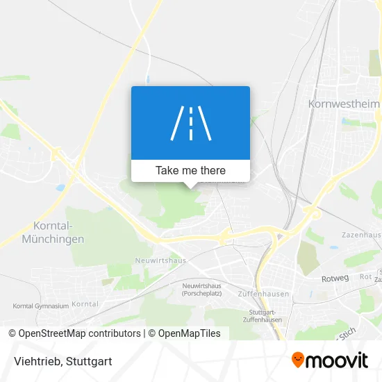 Карта Viehtrieb