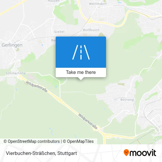 Карта Vierbuchen-Sträßchen