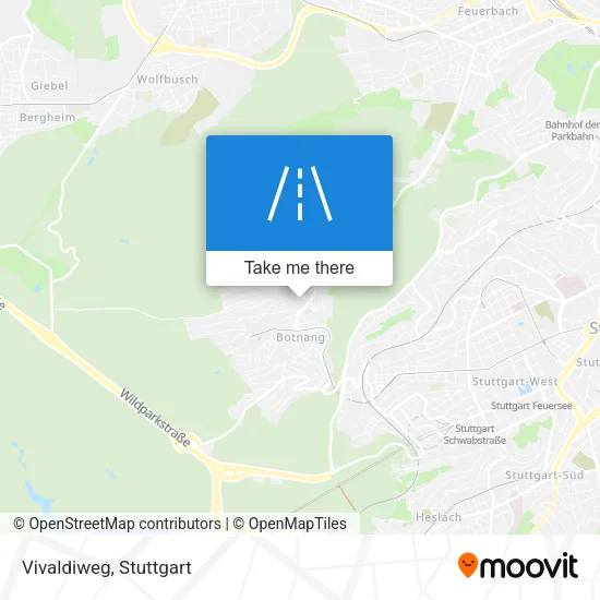 Карта Vivaldiweg