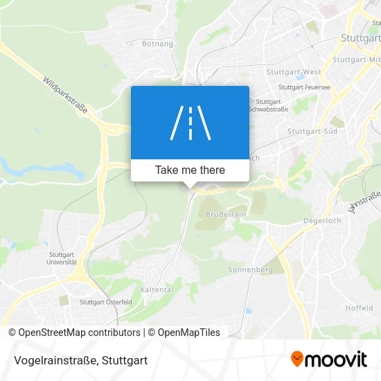 Карта Vogelrainstraße