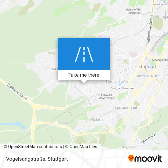 Карта Vogelsangstraße