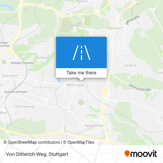 Карта Von-Ditterich-Weg